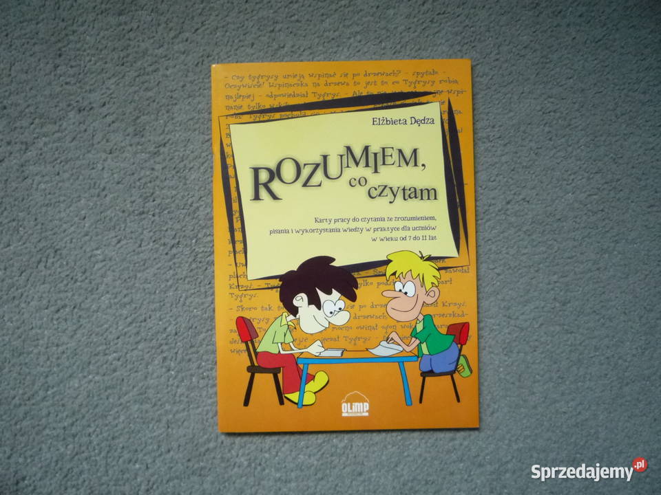 Rozumiem co czytam Karty pracy Klasa 1 2 i 3 język polski Podręczniki