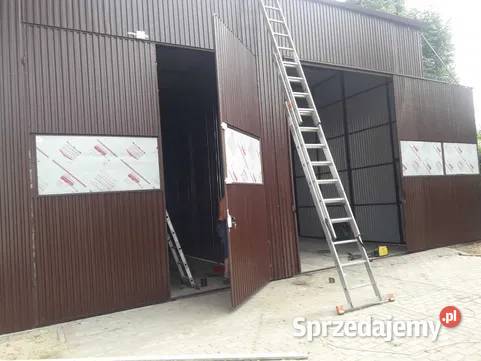 Magazyn Rolniczy przesuwane drzwi wjazdowe