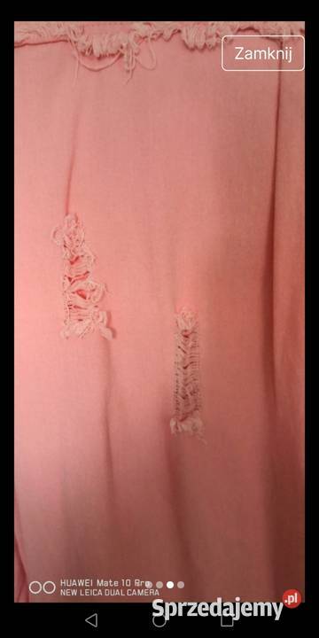 Bluza z przetarciami