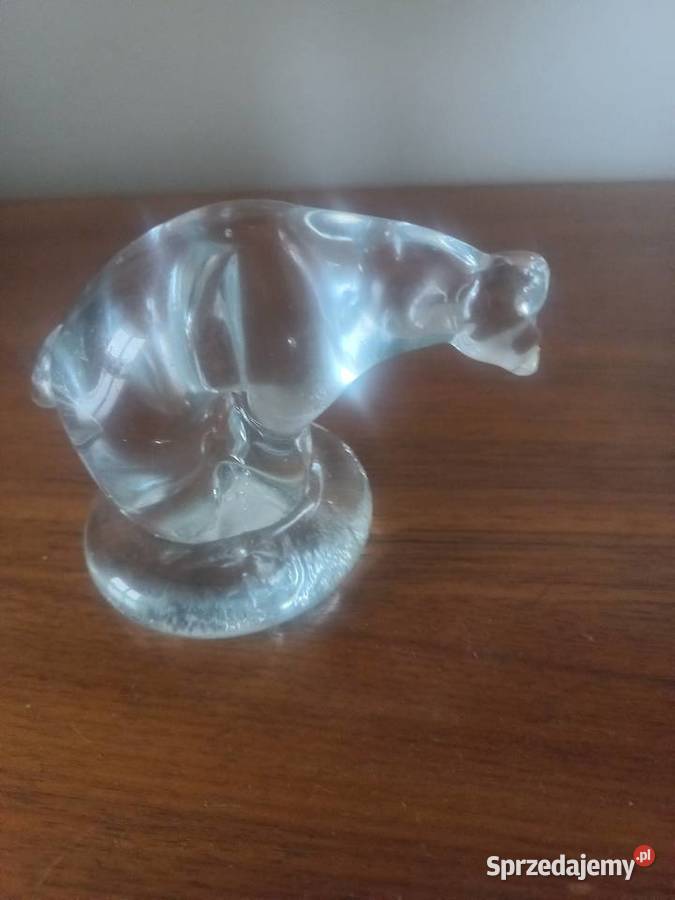 Figurka szklana Miś polarny Toruń