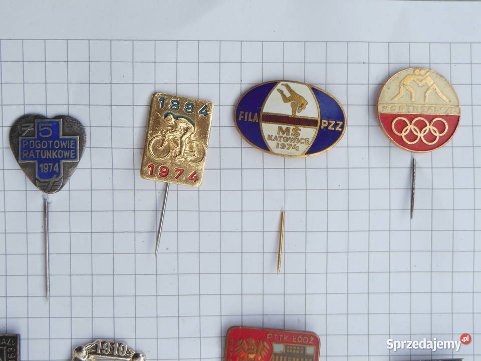 Przypinki z okresu PRLróżne Wrocław