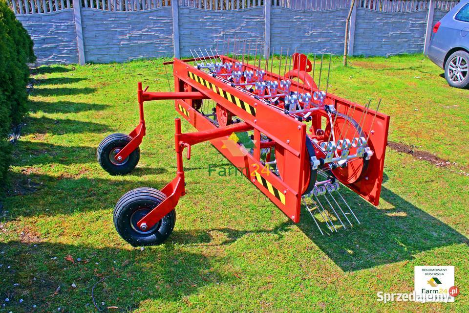 Przetrząsaczo zgrabiarka taśmowa do traw nieuszkodzony Kolonia Gorzędów