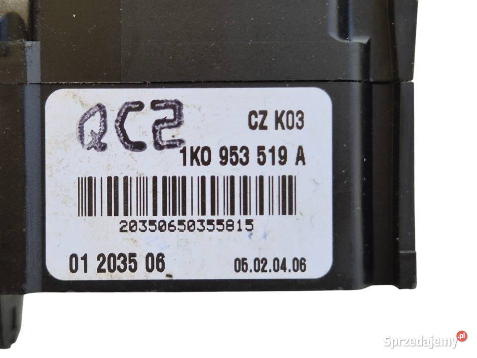 PRZEŁĄCZNIK ZESPOLONY MANETKA ALTEA A3 8P GOLF V