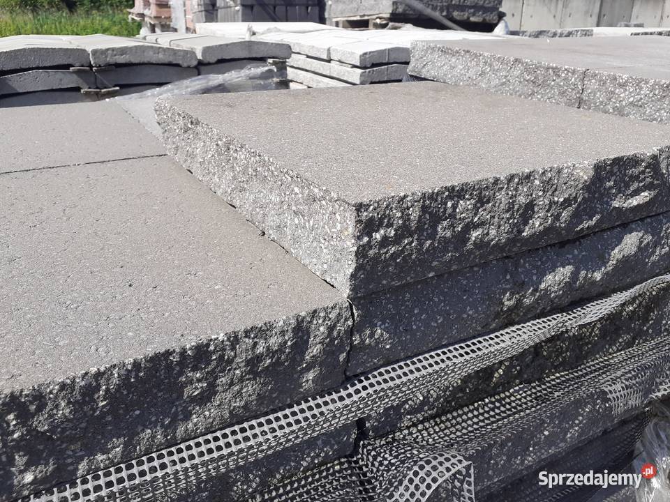 Daszek Betonowy prosty Łupany Ogrodzenie Okazja mazowieckie Wielogóra