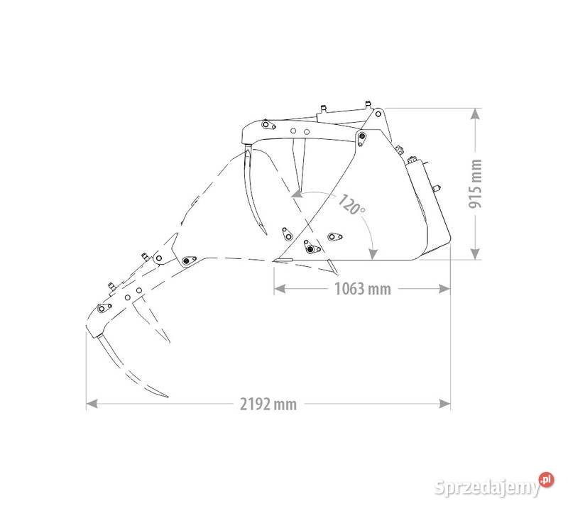 SZUFLA WYSOKIEGO WYSYPU Z DOCISKIEM Kutno