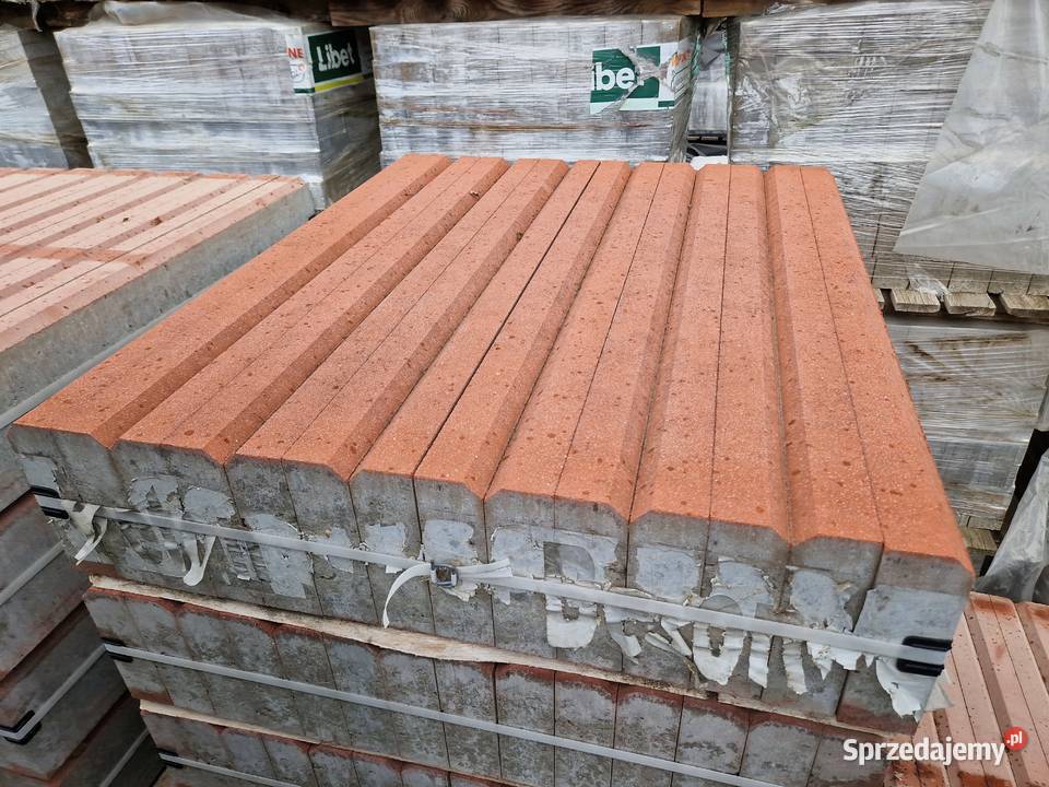Obrzeże Betonowe Krawężnik 620100 czerwony Wielogóra sprzedam