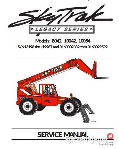 Skytrack 8042 10042 10054 instrukcja napraw