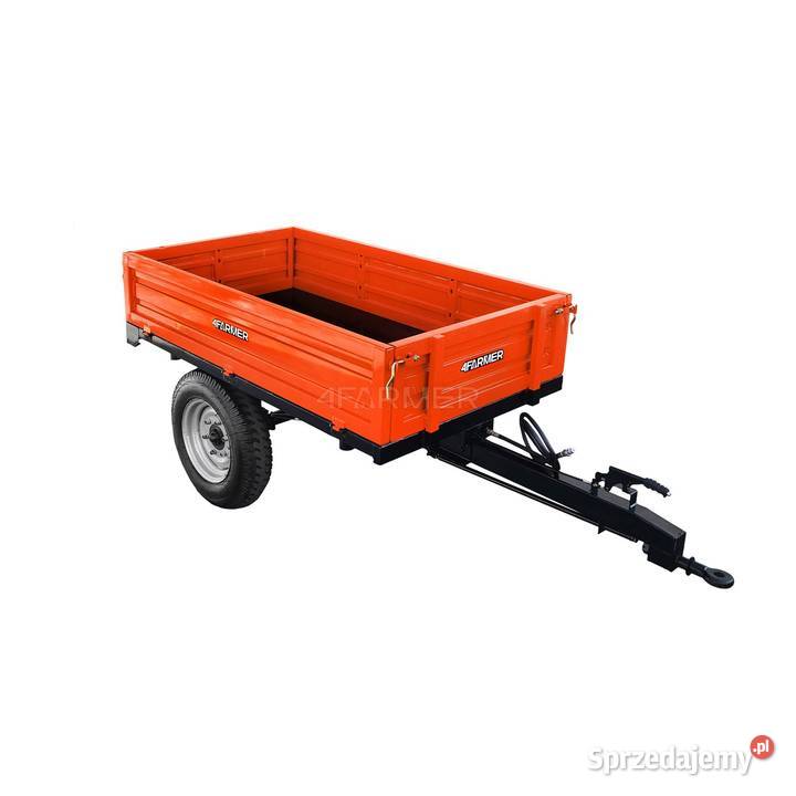 Przyczepa rolnicza jednoosiowa 15T z kiprem nieuszkodzony podkarpackie Tajęcina sprzedam