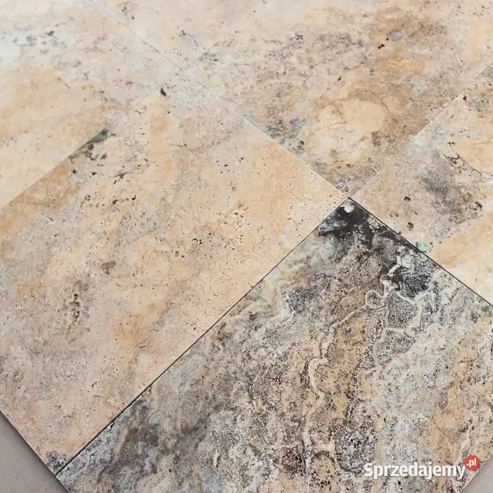 Płytki Trawertyn GIORNO Bębnowane Naturalne Płytki podłogowe mazowieckie Warszawa