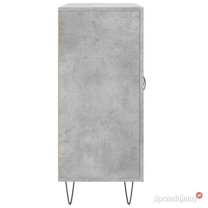 Szafka szarość betonu 90x34x80 materiał