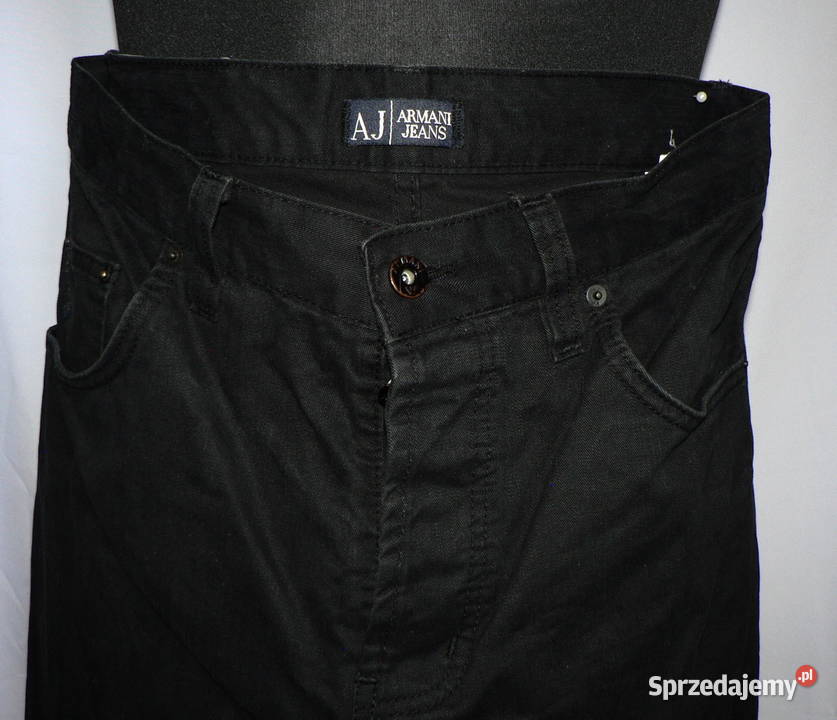 Emporio Armani czarne jeansy 3434 Odzież codzienna łódzkie
