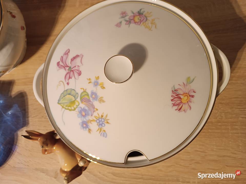 Waza do zupy sygnowana porcelana Gorlice