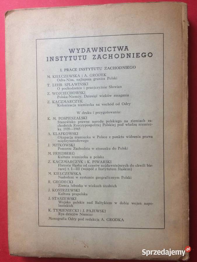 3108 Kolonizacja Niemiecka Na Wschód Odry Szczecin