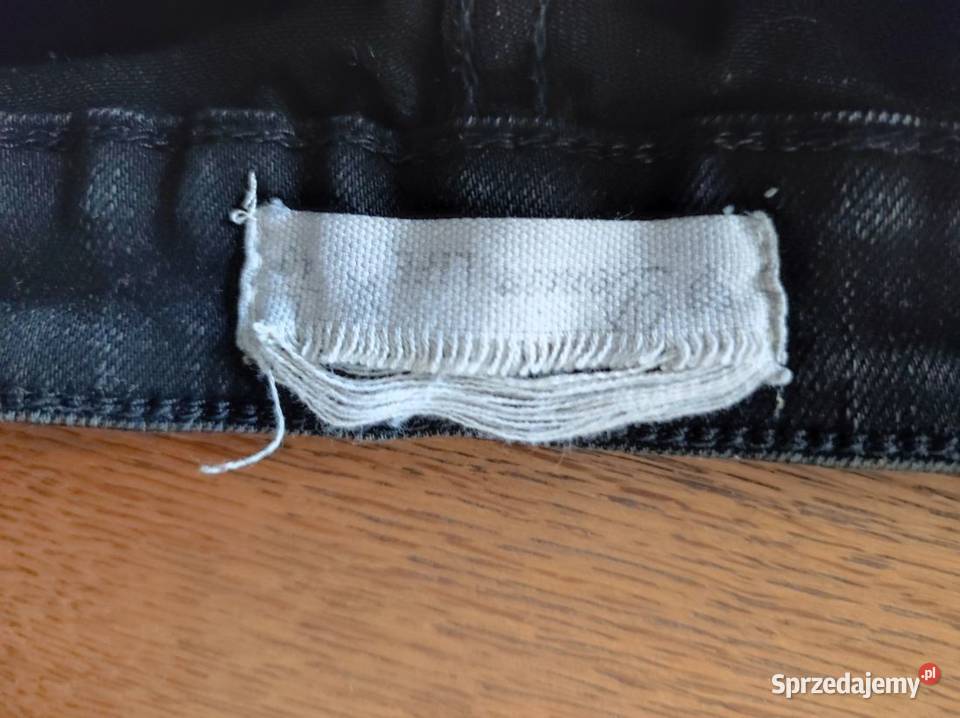 spodnie z dziurami poszarpane Denim Live modne Długie
