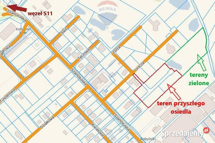 malownicza dewelopera na rezydencję 56m Kobylniki