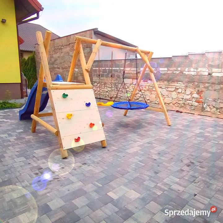 Plac Zabaw do Ogrodu JUMBOSPIDER SZEROKA Ścianka