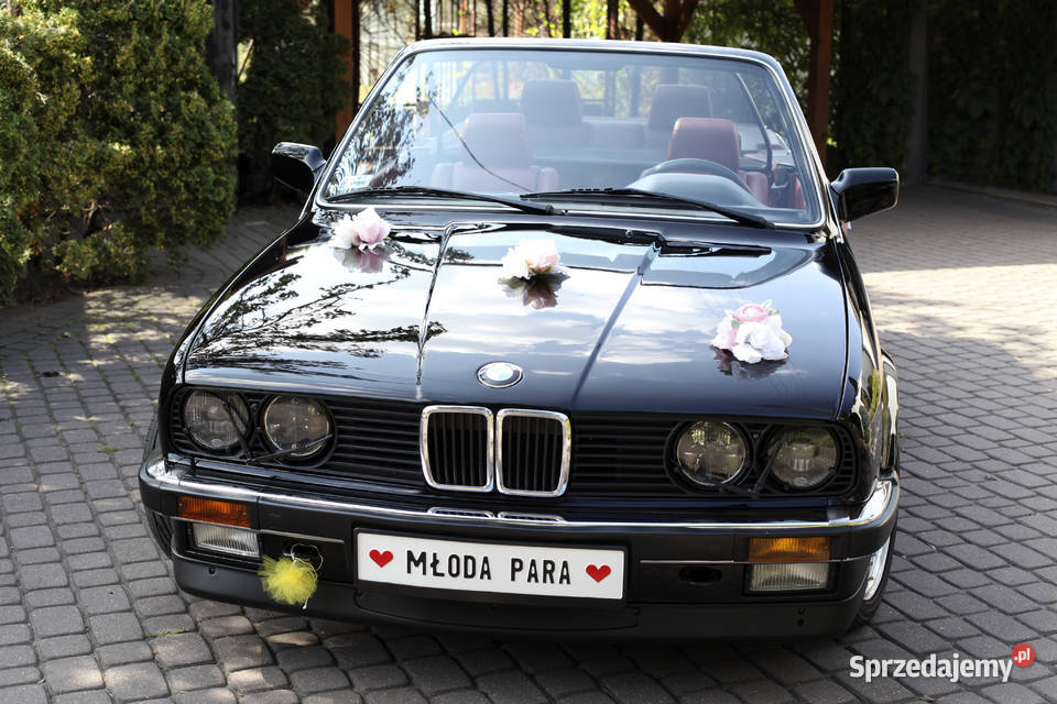 Auto do ślubu BMW E30 cabriocoupesedan