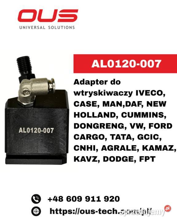 AL0120007 Adapter do wtryskiwaczy CRIN Bosch mazowieckie