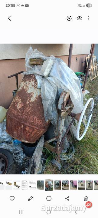 Betoniarka duża silnik 3 fazowy