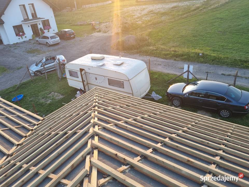 Kemping zamiana autolaweta mini koparka