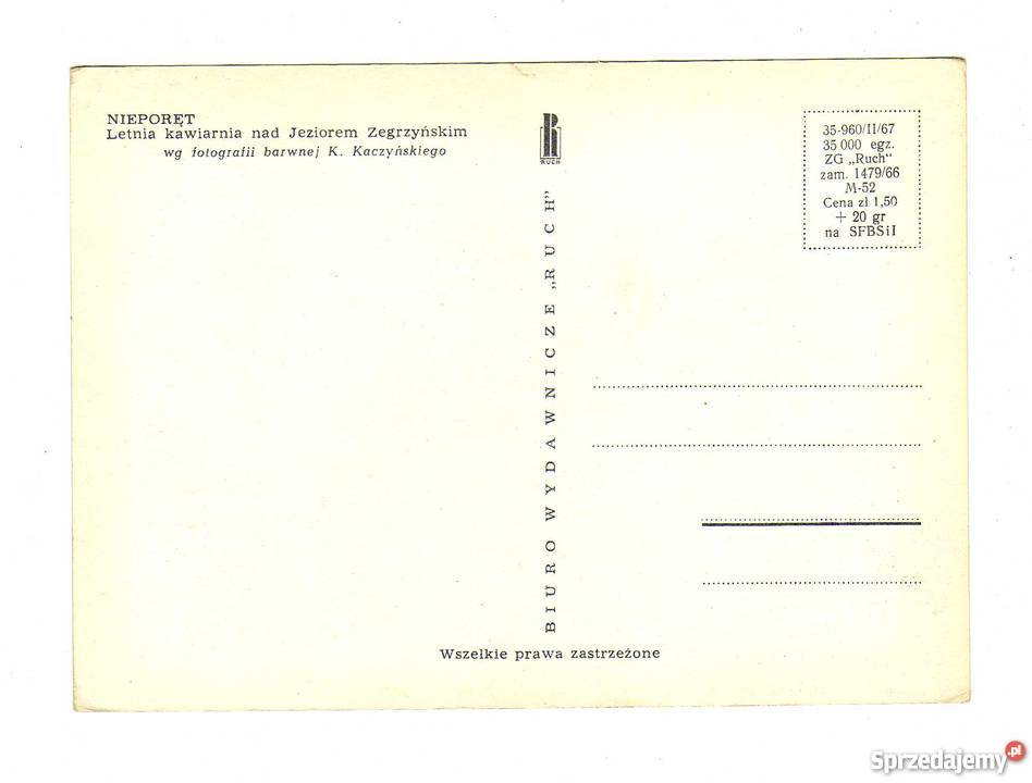 NIEPORĘT POCZTÓWKA Pocztówki i karty telefoniczne świętokrzyskie