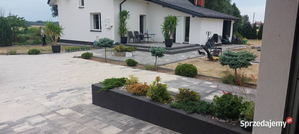 Siedlisko pod gryla Palenisko z kostki brukowej Wyszogród