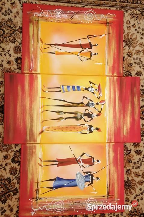 Obraz Tryptyk Motyw Etniczny Warszawa