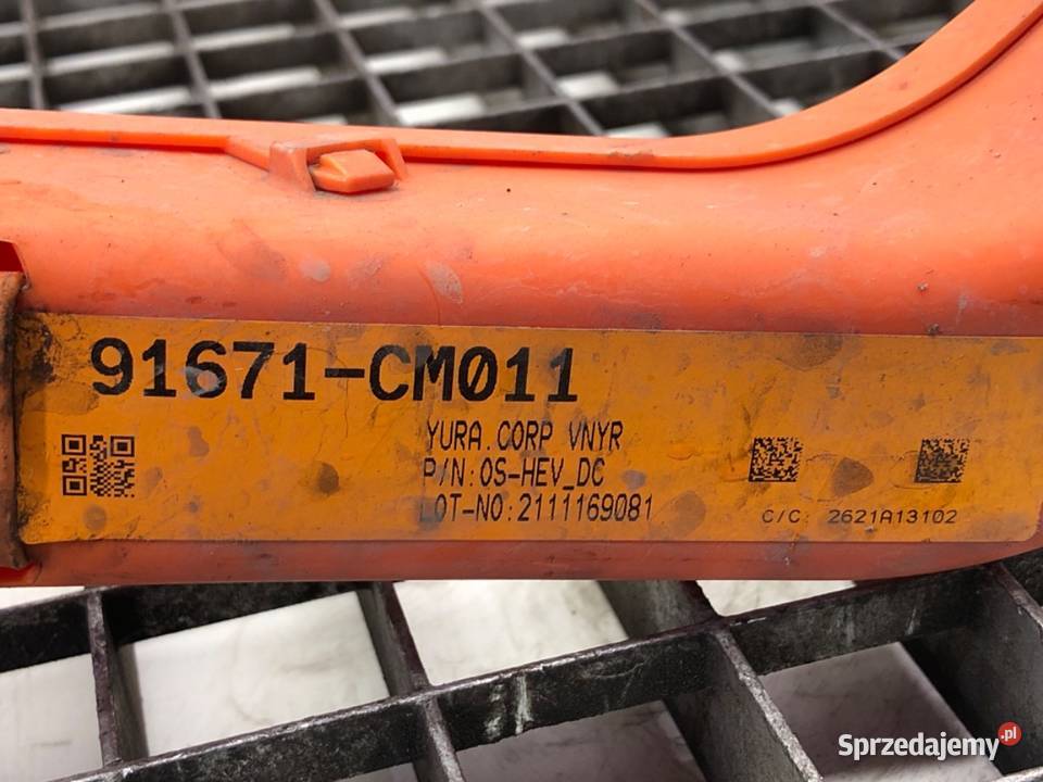 PRZEWÓD WYSOKIEGO NAPIĘCIA HYUNDAI KONA Przewody, wtyczki i wiązki