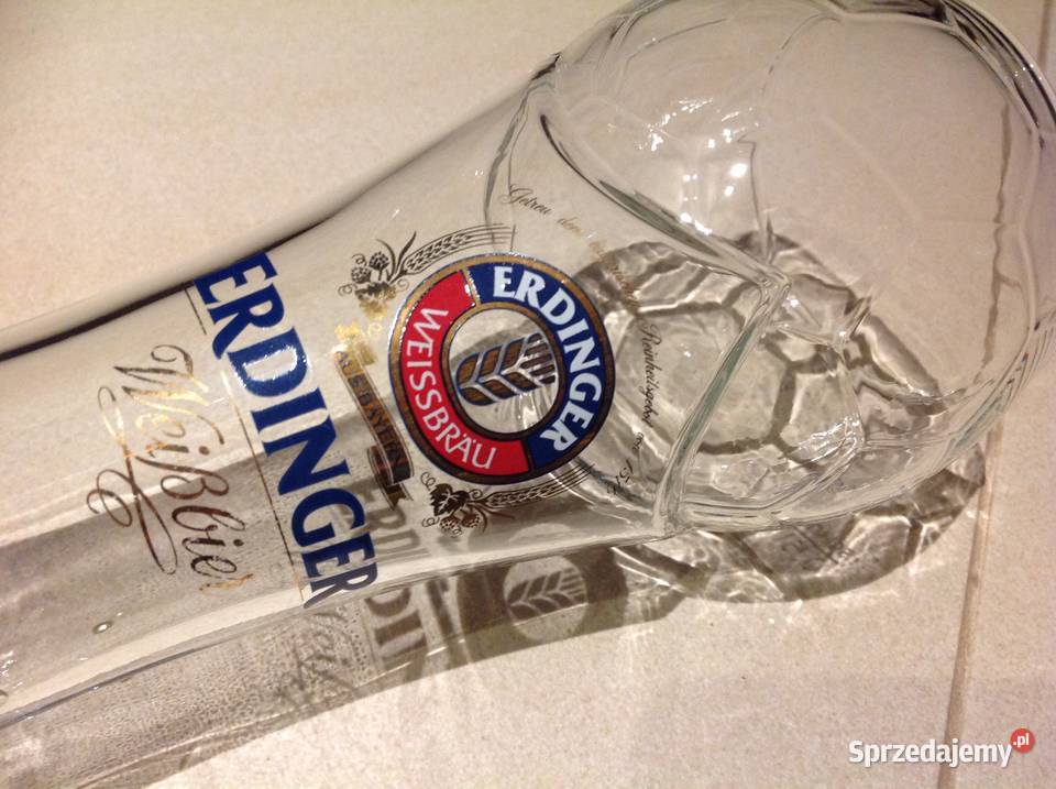 Szklanka Pokal do Piwa Erdinger Weisbier poj 05 Nowa Sól
