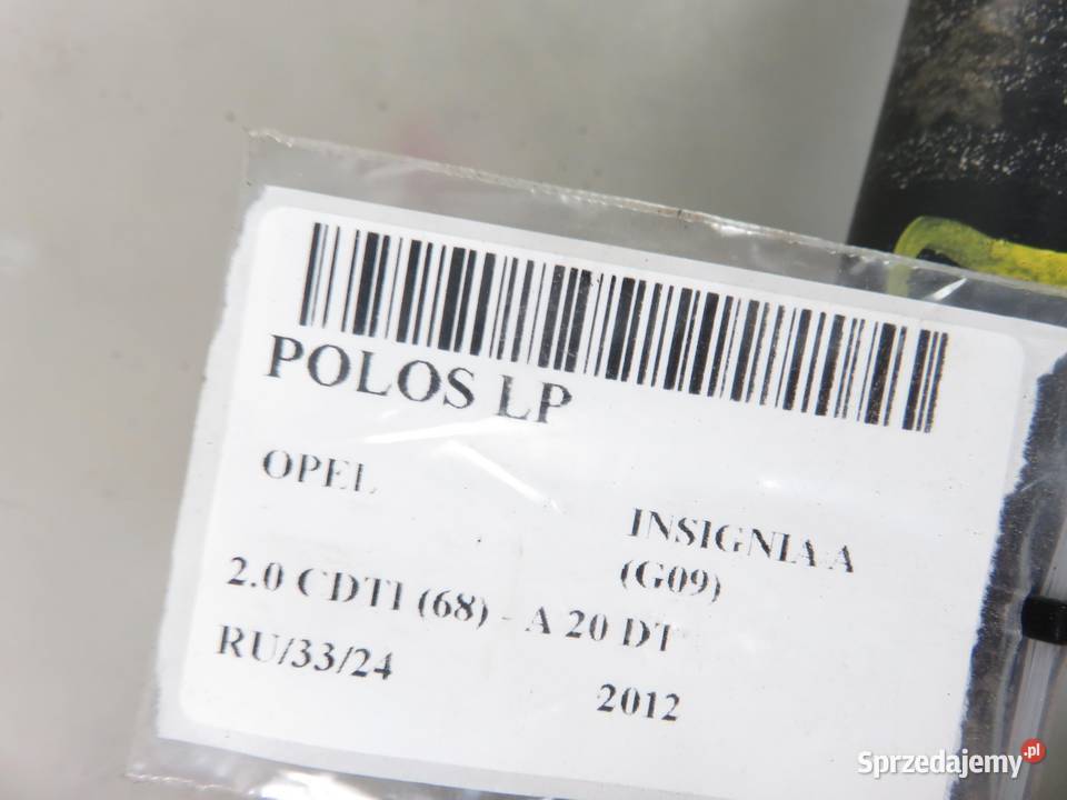 PÓŁOŚ LEWA PRZEDNIA OPEL INSIGNIA A 20 CDTI