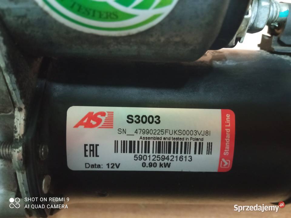 Rozrusznik AS S3003 Opel Astra G 16 podkarpackie