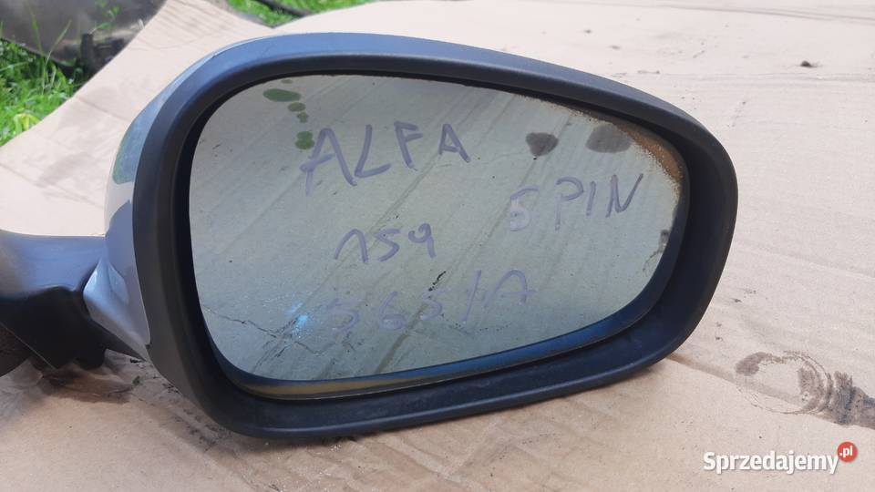 lusterko Alfa Romeo 159 lak 545a prawe 5 pin dolnośląskie Dębno sprzedam