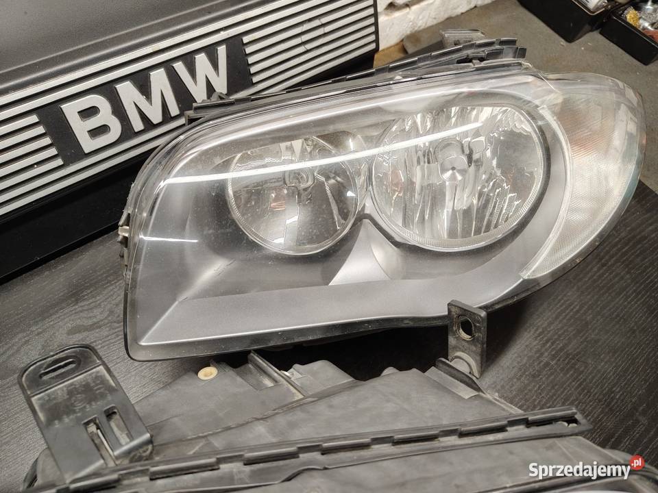 Bmw e87 lampy przednie oryginał Europa kompletne łódzkie Aleksandrów Łódzki sprzedam