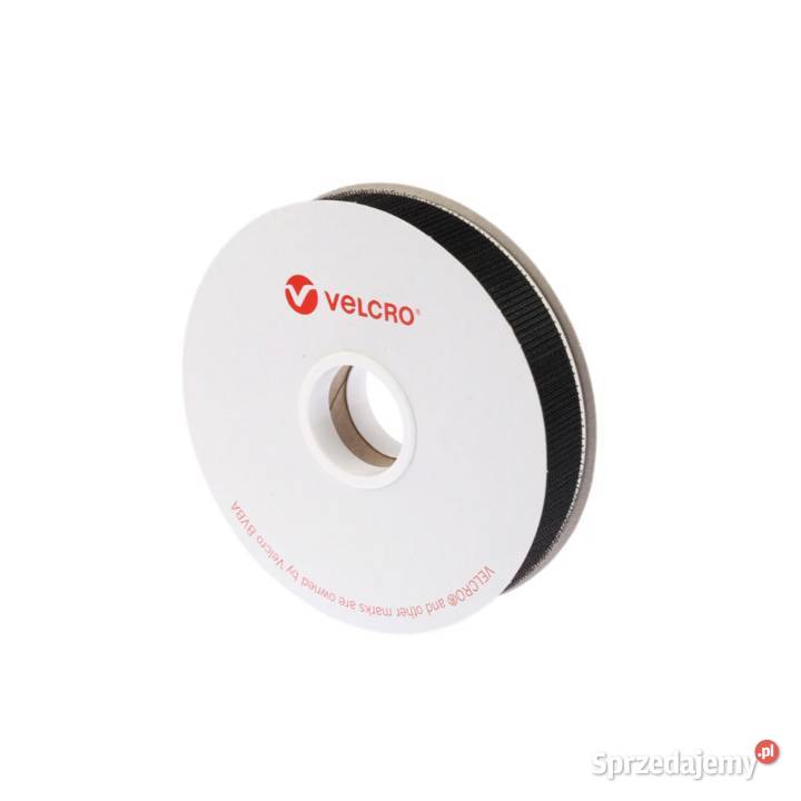 Taśma Rzep Velcro Czarna 25Mm Haczyk Latchorzew