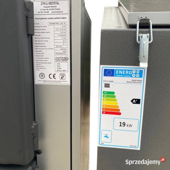 Kocioł Pelletowy PELLLUX 19kW Ecodesign