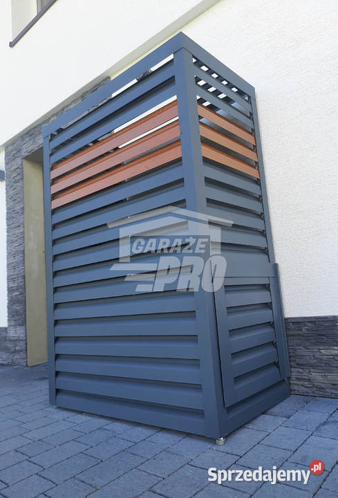 Osłona pompy ciepła 80x50x200 antracyt jasny Pabianice