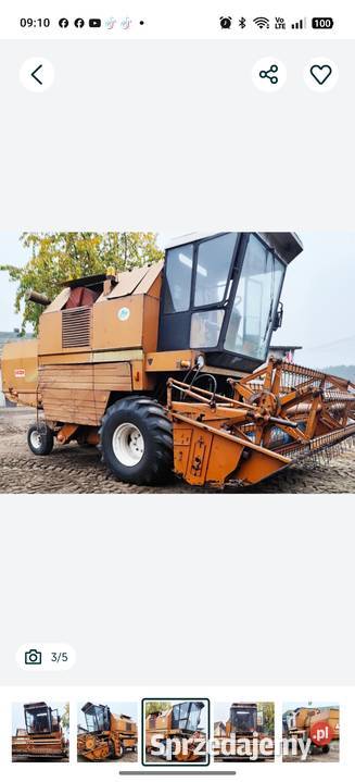Kombajn bizon z056 Zbożowe Malanów
