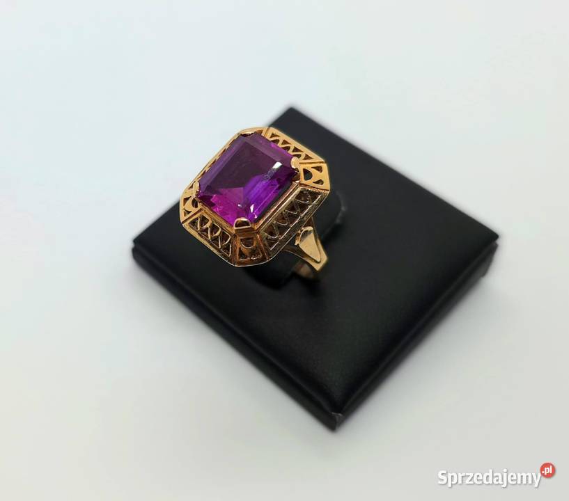 Złoty pierścionek próby 585 716g Rozmiar 19 Pierścionki warmińsko-mazurskie Elbląg