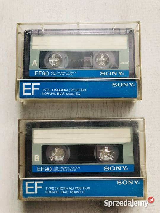 Kaseta magnetofonowa Sony 2 sztuki EF 90