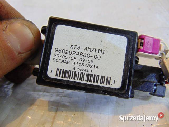 WZMACNIACZ MODUŁ ANTENY C5 III 20 HDI 9662924880 osobowe