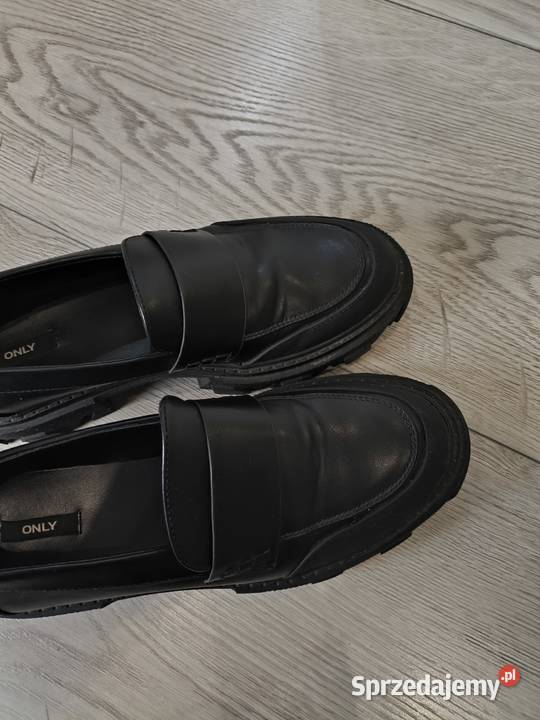 Mokasyny damskie loafersy Only na grubej inna Poznań