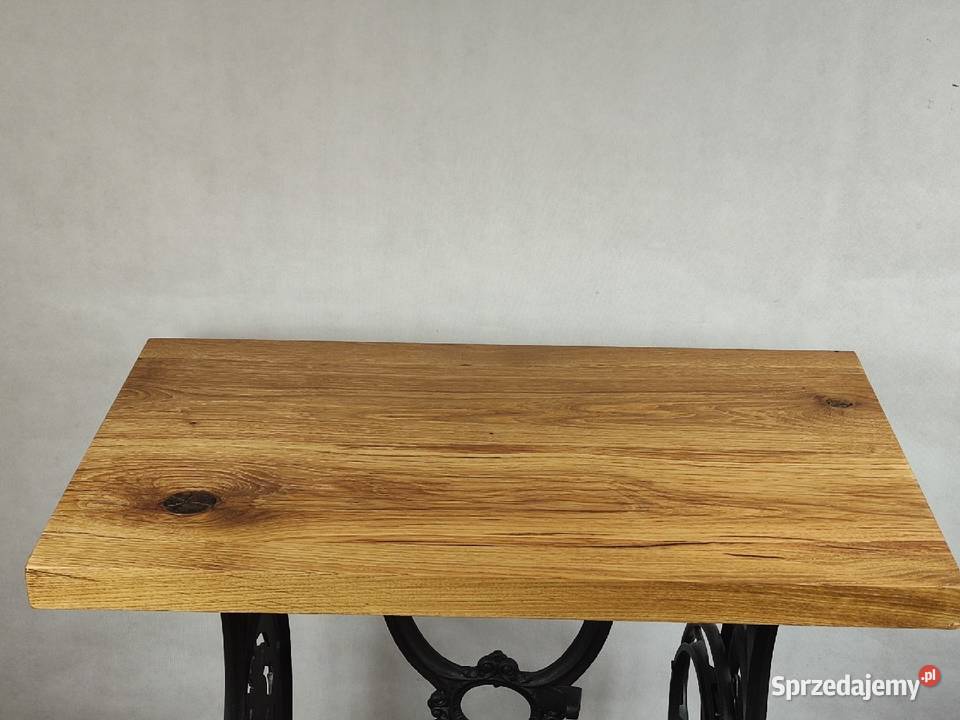 Blad dębowy do stolika z maszyny szycia Singer Biurka