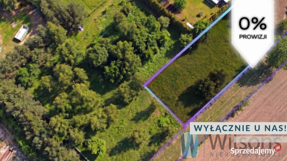 Działka Kolonia Warszawska Przezorna 1118m2 268zł/m2