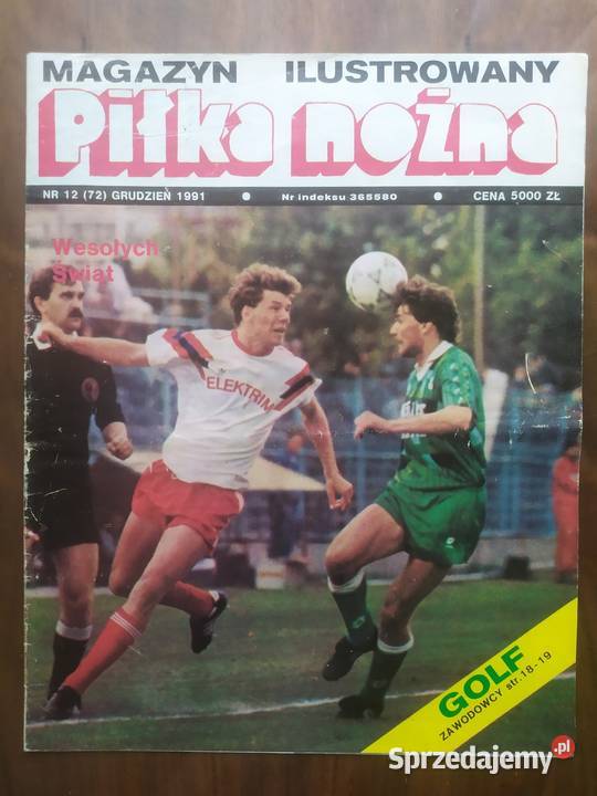 Piłka Nożna Magazyn rocznik 1991 kompletny sprzedam