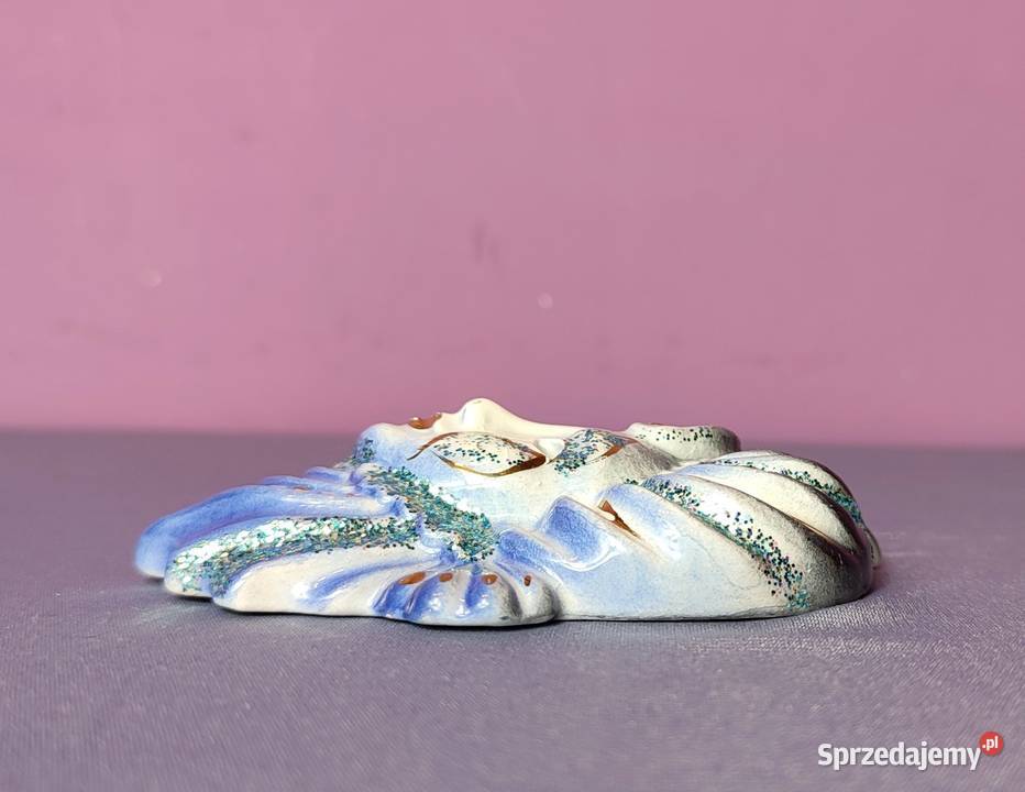Maska wenecka ceramiczna do zawieszenia na Jasień