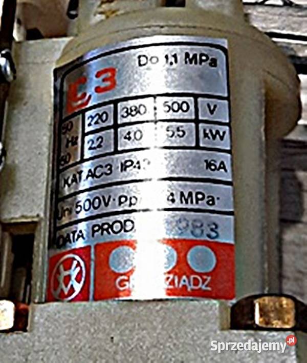 Łącznik ciśnieniowy LC 3 11 MPa IP43 16 A wielkopolskie Ostrów Wielkopolski