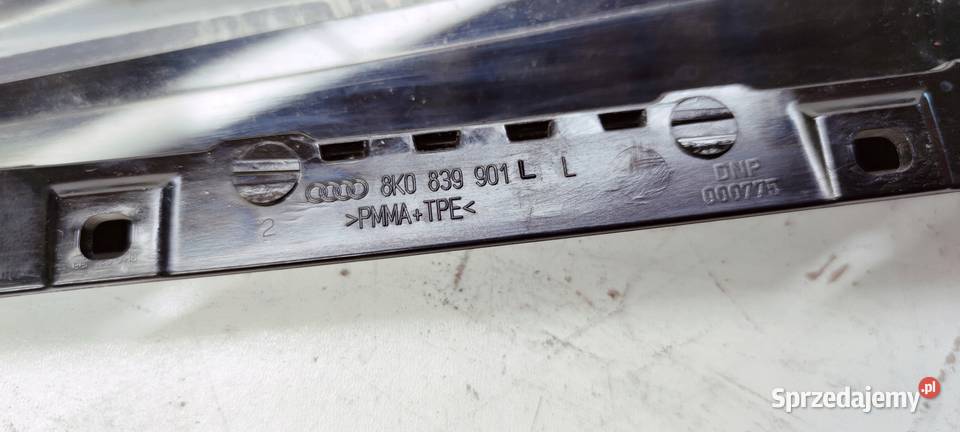 NAKŁADKA OSŁONA SŁUPKA L T AUDI A4 B8 8K0839901L osobowe