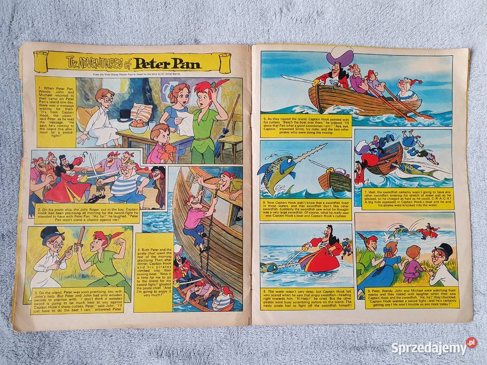 Disneyland komiks w jęz angielskim z 1973 roku pomorskie Gdynia