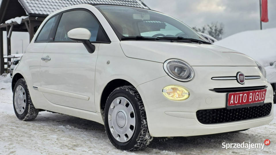 Fiat 500 ledy super stan zarejestrowany biała 70KM Lębork