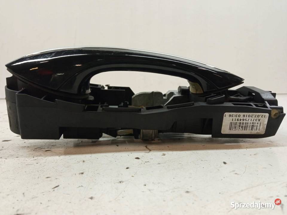 KLAMKA ZEWNĘTRZNA LEWA TYŁ F10 CZARNA SEDAN Bmw